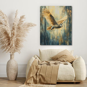 Amber Sky Hunter - Luxury Wall Art