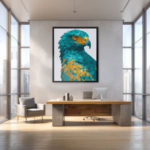 Amber Sovereignty - Luxury Wall Art