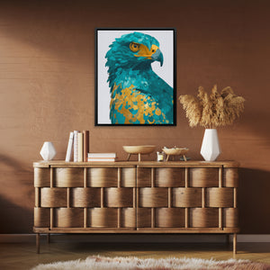 Amber Sovereignty - Luxury Wall Art