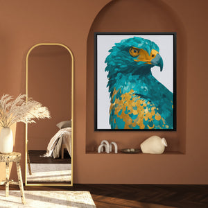 Amber Sovereignty - Luxury Wall Art