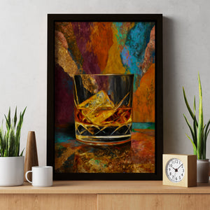 Amber Storm Rising - Luxury Wall Art