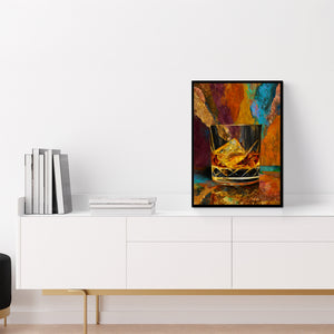 Amber Storm Rising - Luxury Wall Art