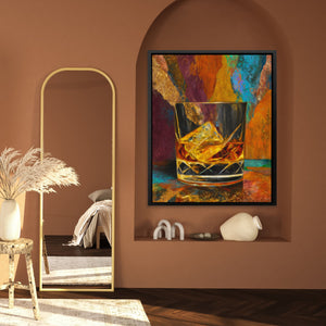Amber Storm Rising - Luxury Wall Art