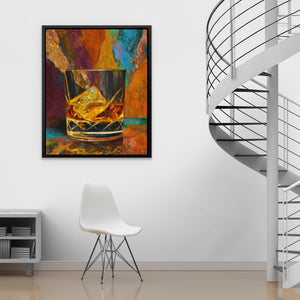 Amber Storm Rising - Luxury Wall Art