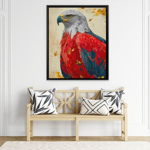 American Hero - Animals Wall Art in Black Frame