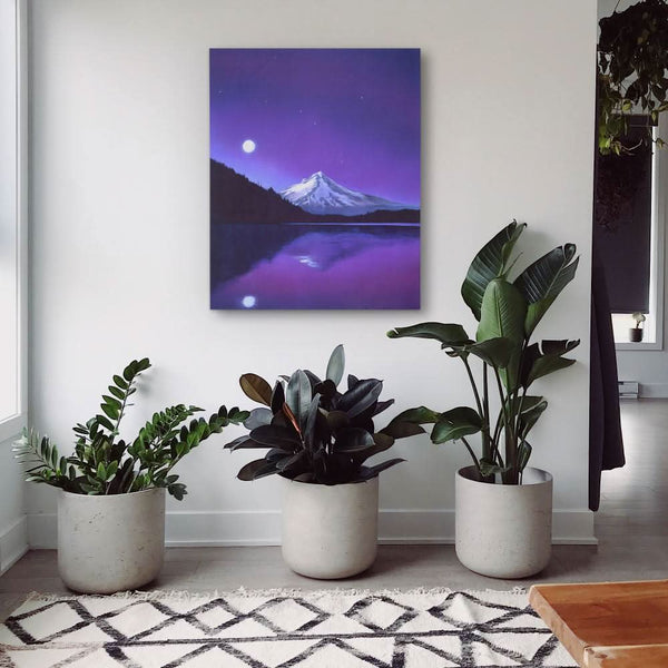 Amethyst Reflection in a room
