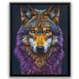 Amethyst Wolf - Luxury Wall Art