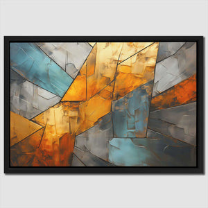 Ancient Eclipse - Large Abstract Canvas Print
