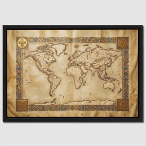 Ancient Globe Illuminated — Ancient Globe Illuminated Close Up Landscape 112