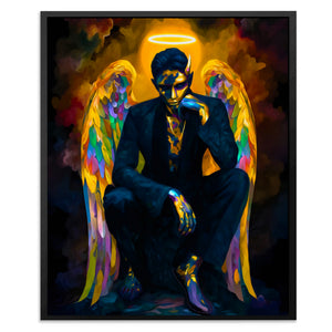 Angel's Weighty Crown - Large Figurative Canvas Print