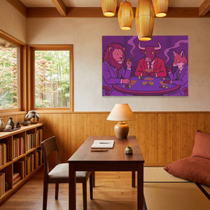 Animals Midnight Poker โ Animals Midnight Poker Wood Minimalist Room Land 240