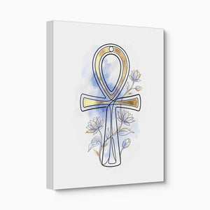 Ankh Golden Lotus โ ankh golden lotus angled flush print