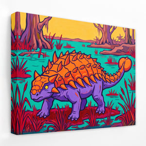 Ankylosaurus Swamp Guardian — Ankylosaurus Swamp Guardian Landscape Side View Mirror Wrap 133