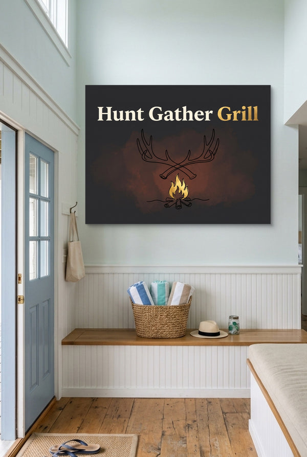 Antlers Campfire Glow in a room