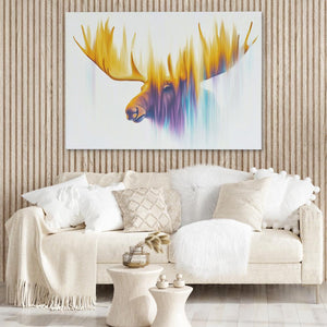 Antlers of the Aurora - Luxury Wall Art