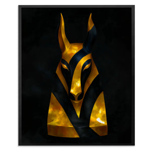 Anubis Golden Fragments - Luxury Wall Art