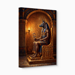Anubis Judgment Seat โ anubis judgment seat angled flush print