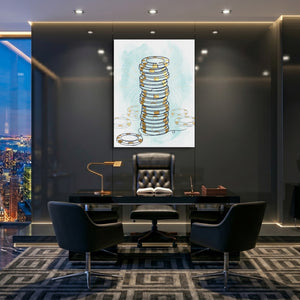 Aqua Wager - Luxury Wall Art