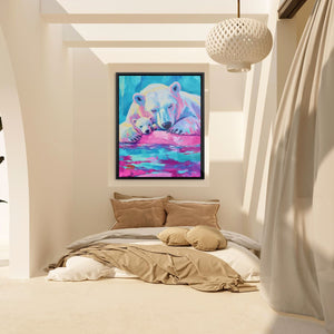 Arctic Bear Love - Luxury Wall Art