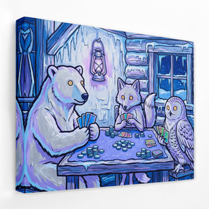 Arctic Poker Night — Arctic Poker Night Landscape Side View Mirror Wrap 135
