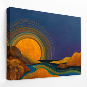 Aurora Mountain Dawn - Luxury Wall Art