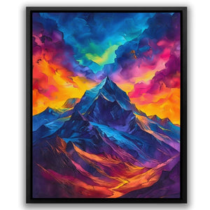 Aurora Ridge - Blue Wall Art