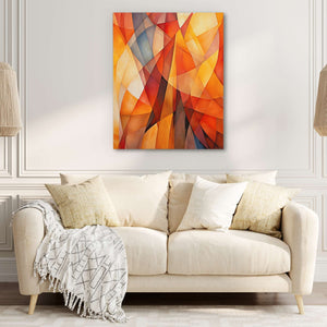 Autumn Colors - Large Abstract Canvas Print