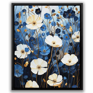 Azure Blossoms - Flowers Art