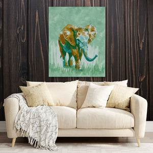 Baby Elephant - Large Canvas Print