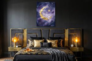 Baby Golden Moon - Luxury Wall Art