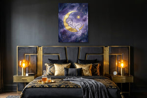 Baby Golden Moon โ baby golden moon bedroom with window 2 1port flush print