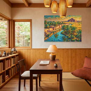 Babylon Golden Hour โ Babylon Golden Hour Wood Minimalist Room Land 248