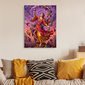 Bacchus's Purple Revel - Luxury Wall Art
