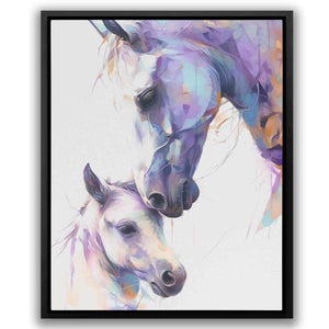 Balance of Nature - Wall Art in Black Frame