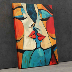 Balanced Beauty - Pop Art Wall Art in Black Frame