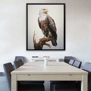 Bald Eagle Drawing - Framed Art Print