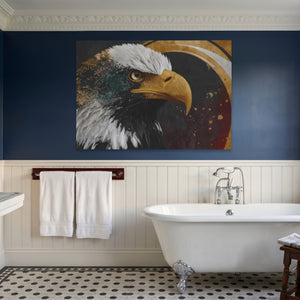Bald Eagle Wash — Bald Eagle Wash Blue Bathroom Land 45