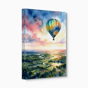 Balloon Valley Drift โ balloon valley drift angled flush print