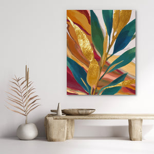Bamboo Stalk Golden - Luxury Wall Art