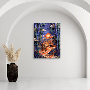Bamboo Tiger - Luxury Wall Art