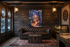 Bamboo Tiger - Luxury Wall Art