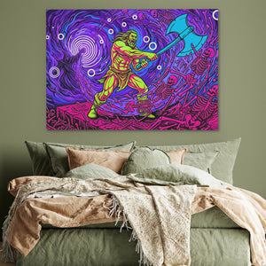 Barbarian Cosmic Fury — Barbarian Cosmic Fury Green Bedroom 69