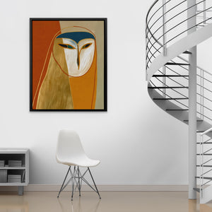 Barn Owl Autumn - Luxury Wall Art