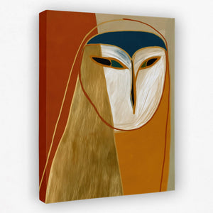 Barn Owl Autumn - Luxury Wall Art