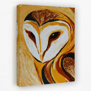 Barn Owl Ember - Luxury Wall Art