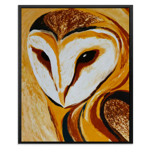 Barn Owl Ember - Luxury Wall Art