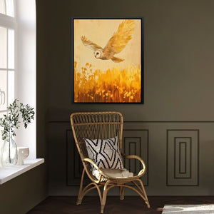 Barn Owl in the Wheat - Luxury Wall Art