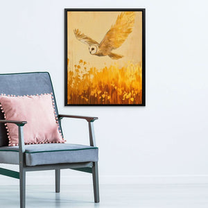 Barn Owl in the Wheat - Luxury Wall Art
