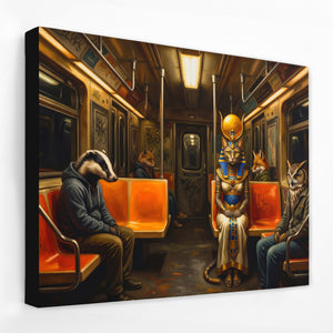 Bastet Midnight Transit — Bastet Midnight Transit Landscape Side View Black Wrap 124