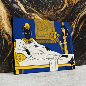 Bastet Royal Repose — Bastet Royal Repose Against Wall4x5 3 11
